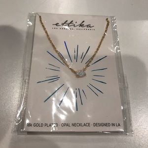 Ettika Kyocera Opal Necklace NWT